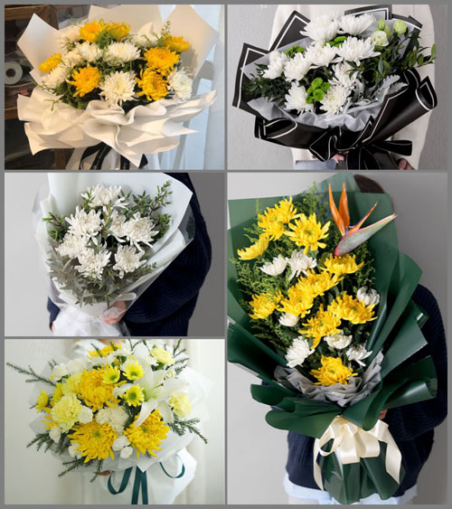 上海崇明区城桥镇老滧港村白事花束代送